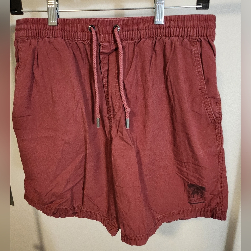 Beach Short Men's Burgundy Shorts